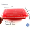 Hot sale colorful plastic container for food , reusable and microwave safety storage containers